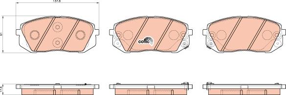 TRW GDB3530 - Bremsbelagsatz, Scheibenbremse alexcarstop-ersatzteile.com