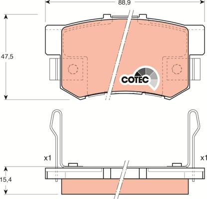 Brake Engineering PA1914 - Bremsbelagsatz, Scheibenbremse alexcarstop-ersatzteile.com