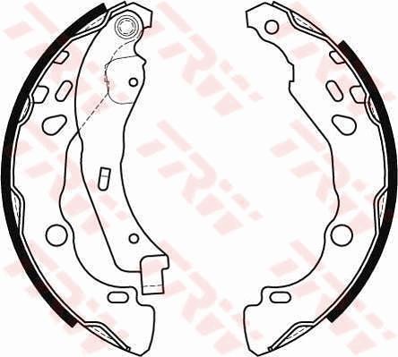 TRW GS8455 - Bremsbackensatz alexcarstop-ersatzteile.com