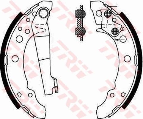 TRW GS8166 - Bremsbackensatz alexcarstop-ersatzteile.com