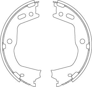 TRW GS8803 - Bremsbackensatz, Feststellbremse alexcarstop-ersatzteile.com