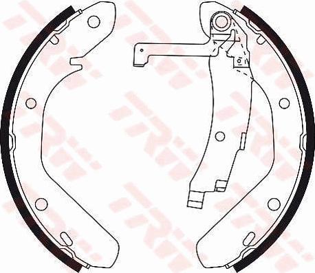 TRW GS8250 - Bremsbackensatz alexcarstop-ersatzteile.com