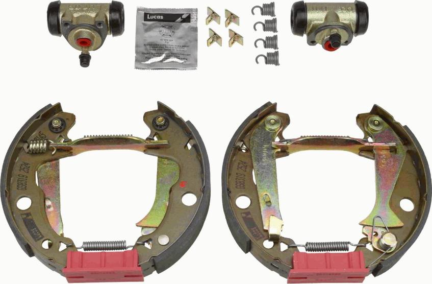 TRW GSK1206 - Bremsbackensatz alexcarstop-ersatzteile.com