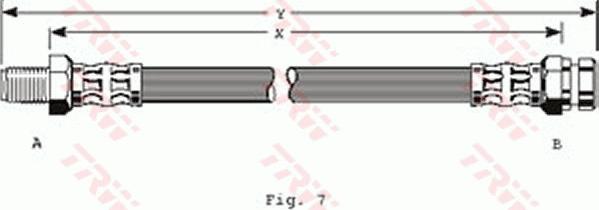 TRW PHB149 - Bremsschlauch alexcarstop-ersatzteile.com