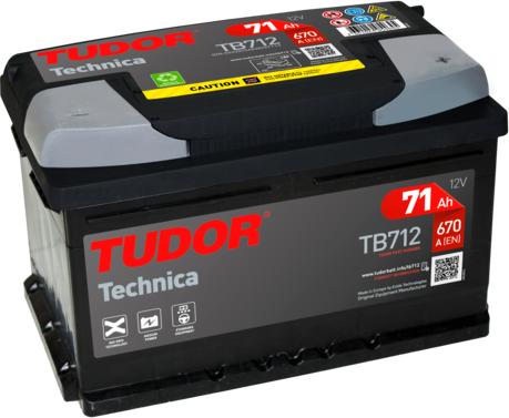 Tudor TB712 - Starterbatterie alexcarstop-ersatzteile.com