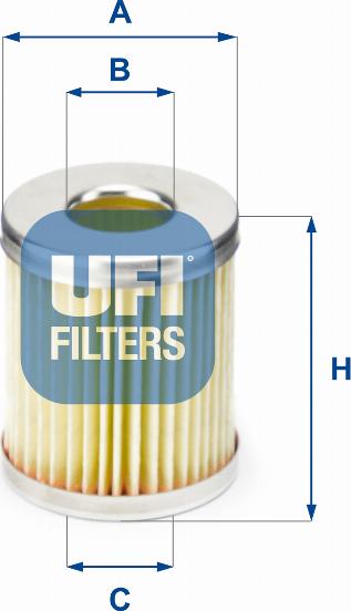 UFI 46.008.00 - Kraftstofffilter alexcarstop-ersatzteile.com