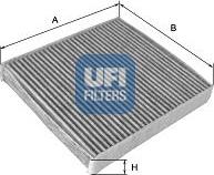 UFI 54.134.00 - Filter, Innenraumluft alexcarstop-ersatzteile.com