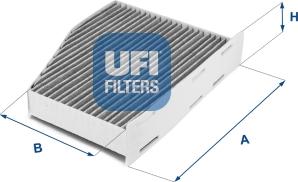 UFI 54.124.00 - Filter, Innenraumluft alexcarstop-ersatzteile.com