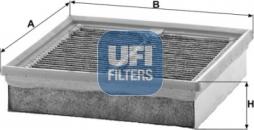 UFI 54.260.00 - Filter, Innenraumluft alexcarstop-ersatzteile.com