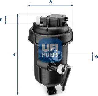 UFI 55.108.00 - Kraftstofffilter alexcarstop-ersatzteile.com