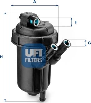 UFI 55.116.00 - Kraftstofffilter alexcarstop-ersatzteile.com