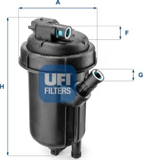 UFI 55.125.00 - Kraftstofffilter alexcarstop-ersatzteile.com