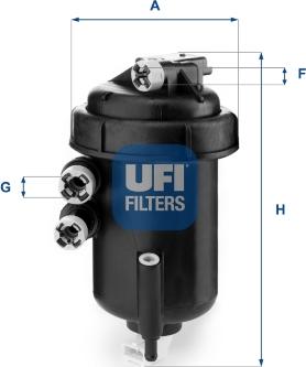 UFI 55.127.00 - Kraftstofffilter alexcarstop-ersatzteile.com