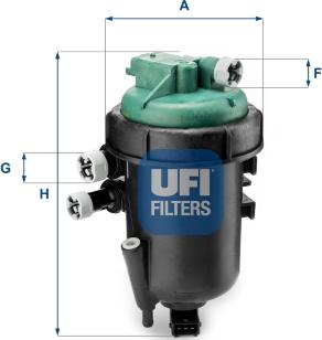 UFI 55.178.00 - Kraftstofffilter alexcarstop-ersatzteile.com