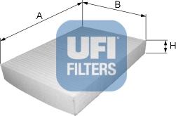 UFI 53.063.00 - Filter, Innenraumluft alexcarstop-ersatzteile.com