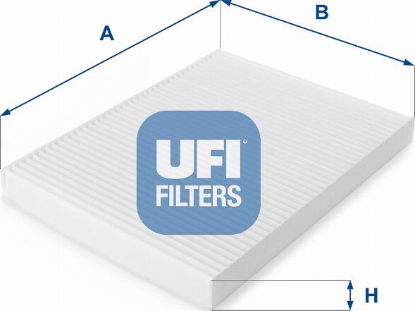 UFI 53.006.00 - Filter, Innenraumluft alexcarstop-ersatzteile.com