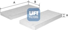 UFI 53.080.00 - Filter, Innenraumluft alexcarstop-ersatzteile.com