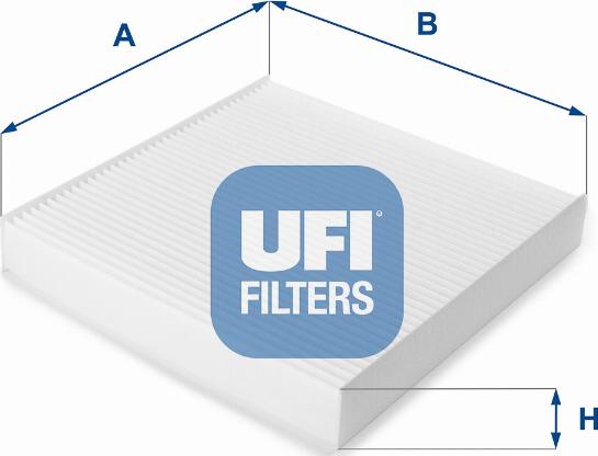 UFI 53.039.00 - Filter, Innenraumluft alexcarstop-ersatzteile.com