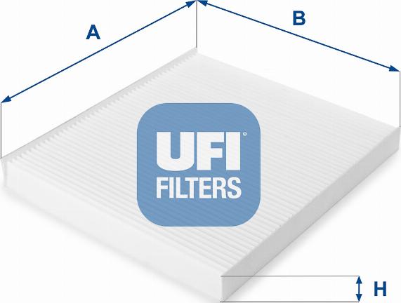 UFI 53.209.00 - Filter, Innenraumluft alexcarstop-ersatzteile.com