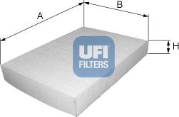 UFI 53.423.00 - Filter, Innenraumluft alexcarstop-ersatzteile.com