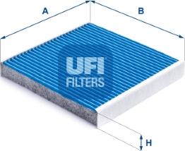 UFI 34.282.00 - Filter, Innenraumluft alexcarstop-ersatzteile.com