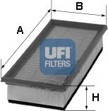 UFI 30.500.00 - Luftfilter alexcarstop-ersatzteile.com