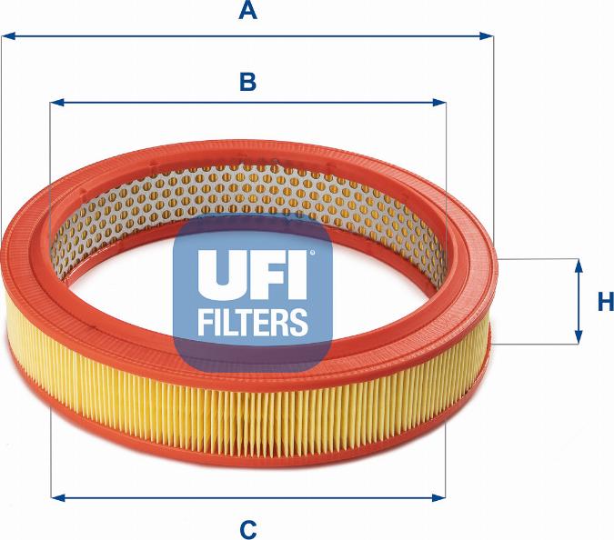 UFI 30.802.01 - Luftfilter alexcarstop-ersatzteile.com