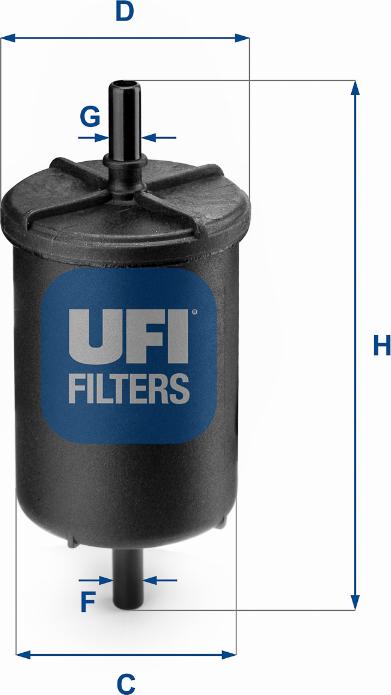 UFI 31.948.00 - Kraftstofffilter alexcarstop-ersatzteile.com