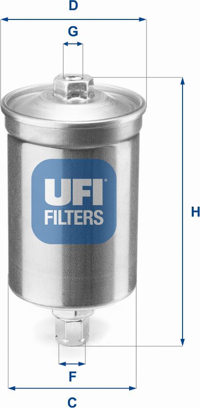 UFI 31.507.00 - Kraftstofffilter alexcarstop-ersatzteile.com