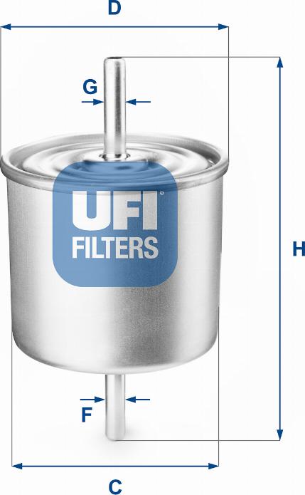 UFI 31.514.00 - Kraftstofffilter alexcarstop-ersatzteile.com