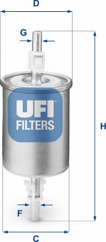 UFI 31.515.00 - Kraftstofffilter alexcarstop-ersatzteile.com