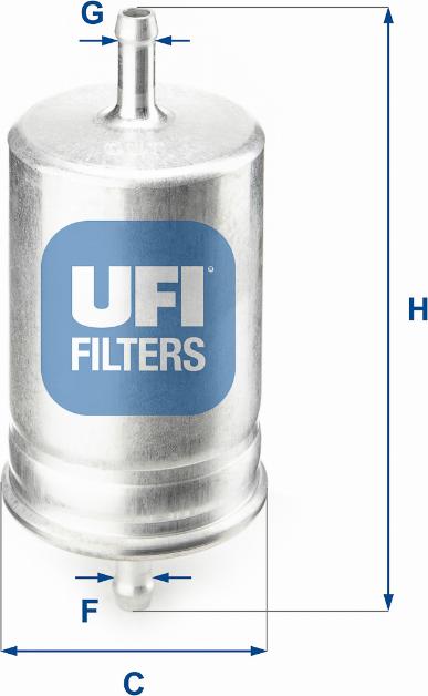 UFI 31.510.00 - Kraftstofffilter alexcarstop-ersatzteile.com