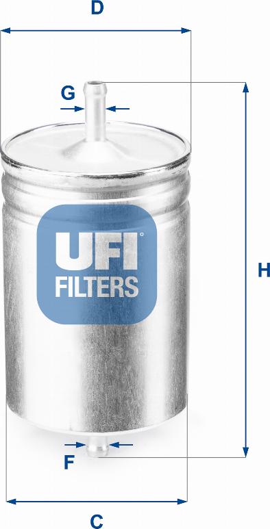 UFI 31.583.00 - Kraftstofffilter alexcarstop-ersatzteile.com