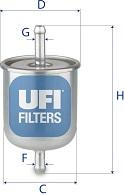 UFI 31.529.00 - Kraftstofffilter alexcarstop-ersatzteile.com