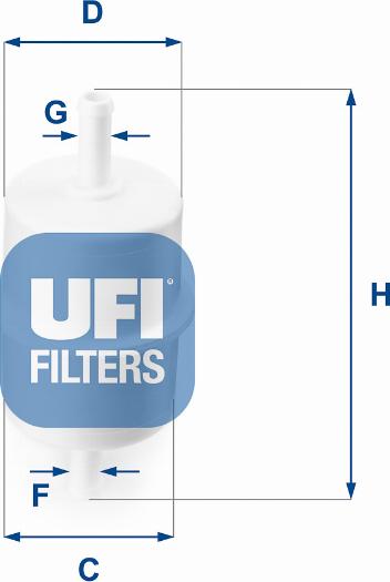 UFI 31.010.00 - Kraftstofffilter alexcarstop-ersatzteile.com