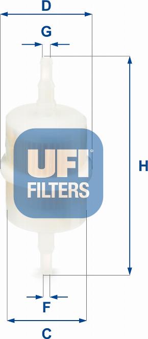 UFI 31.012.00 - Kraftstofffilter alexcarstop-ersatzteile.com