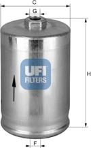 UFI 31.814.00 - Kraftstofffilter alexcarstop-ersatzteile.com