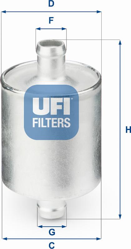 UFI 31.836.00 - Kraftstofffilter alexcarstop-ersatzteile.com