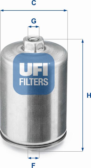 UFI 31.748.00 - Kraftstofffilter alexcarstop-ersatzteile.com