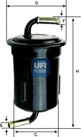 UFI 31.715.00 - Kraftstofffilter alexcarstop-ersatzteile.com