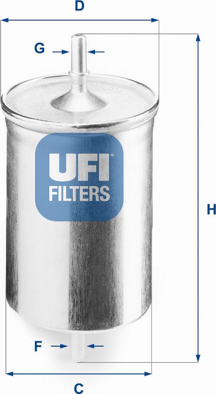 UFI 31.718.00 - Kraftstofffilter alexcarstop-ersatzteile.com