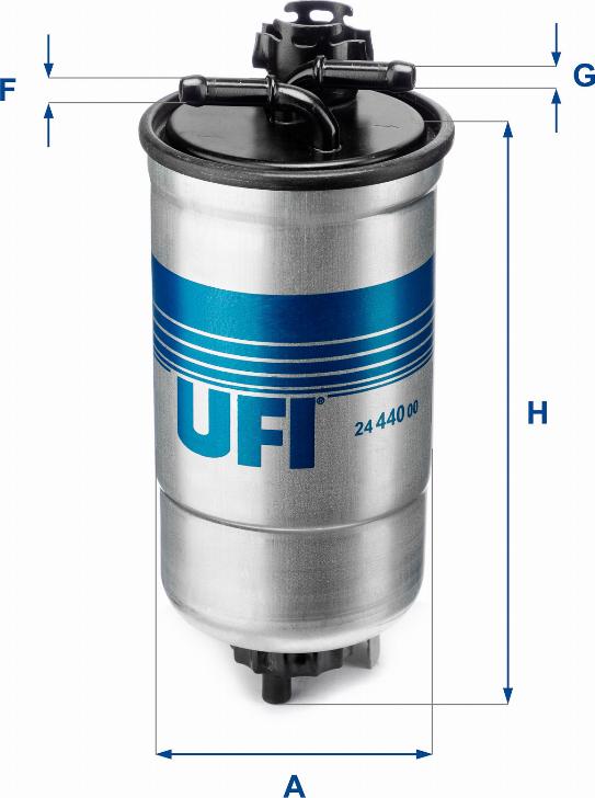 UFI 24.440.00 - Kraftstofffilter alexcarstop-ersatzteile.com