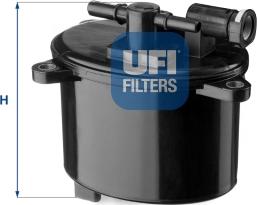 UFI 24.156.00 - Kraftstofffilter alexcarstop-ersatzteile.com