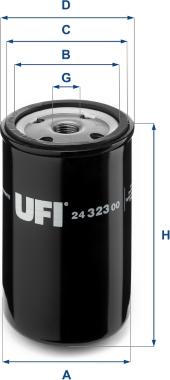 UFI 24.323.00 - Kraftstofffilter alexcarstop-ersatzteile.com