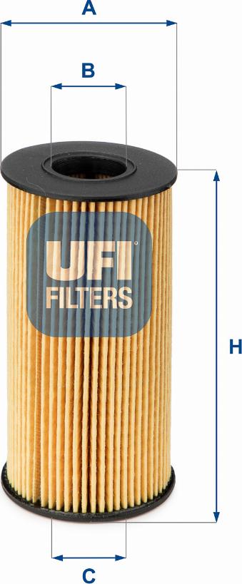 UFI 25.094.00 - Ölfilter alexcarstop-ersatzteile.com