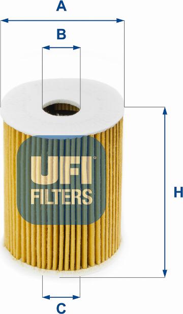 UFI 25.091.00 - Ölfilter alexcarstop-ersatzteile.com