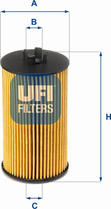 UFI 25.064.00 - Ölfilter alexcarstop-ersatzteile.com