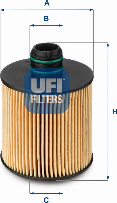 UFI 25.083.00 - Ölfilter alexcarstop-ersatzteile.com