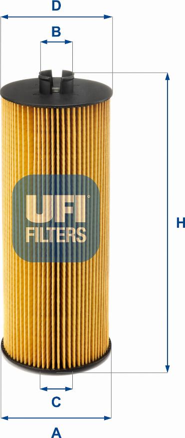 UFI 25.036.00 - Ölfilter alexcarstop-ersatzteile.com