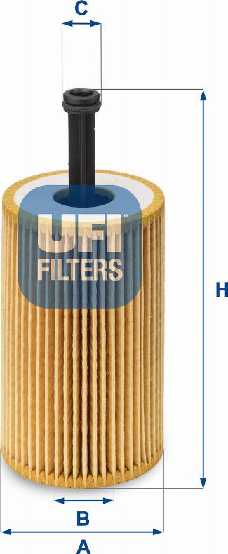 UFI 25.032.00 - Ölfilter alexcarstop-ersatzteile.com